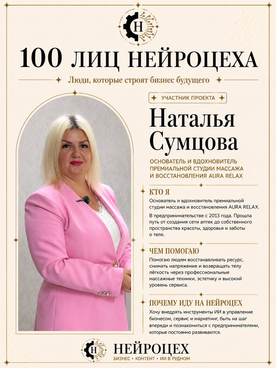 Участник проекта 100 лиц НЕЙРОЦЕХА, карточка 14