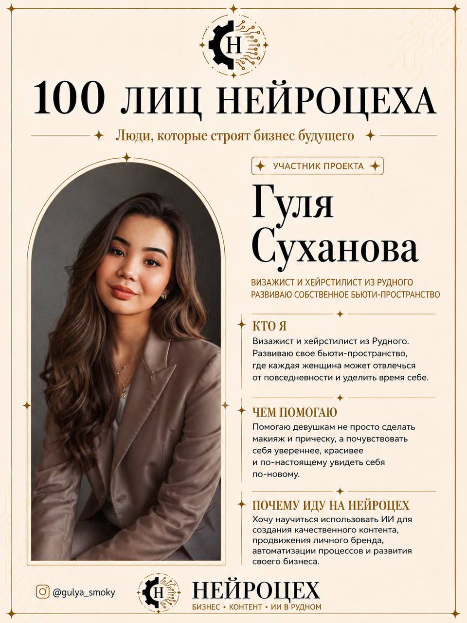 Участник проекта 100 лиц НЕЙРОЦЕХА, карточка 16