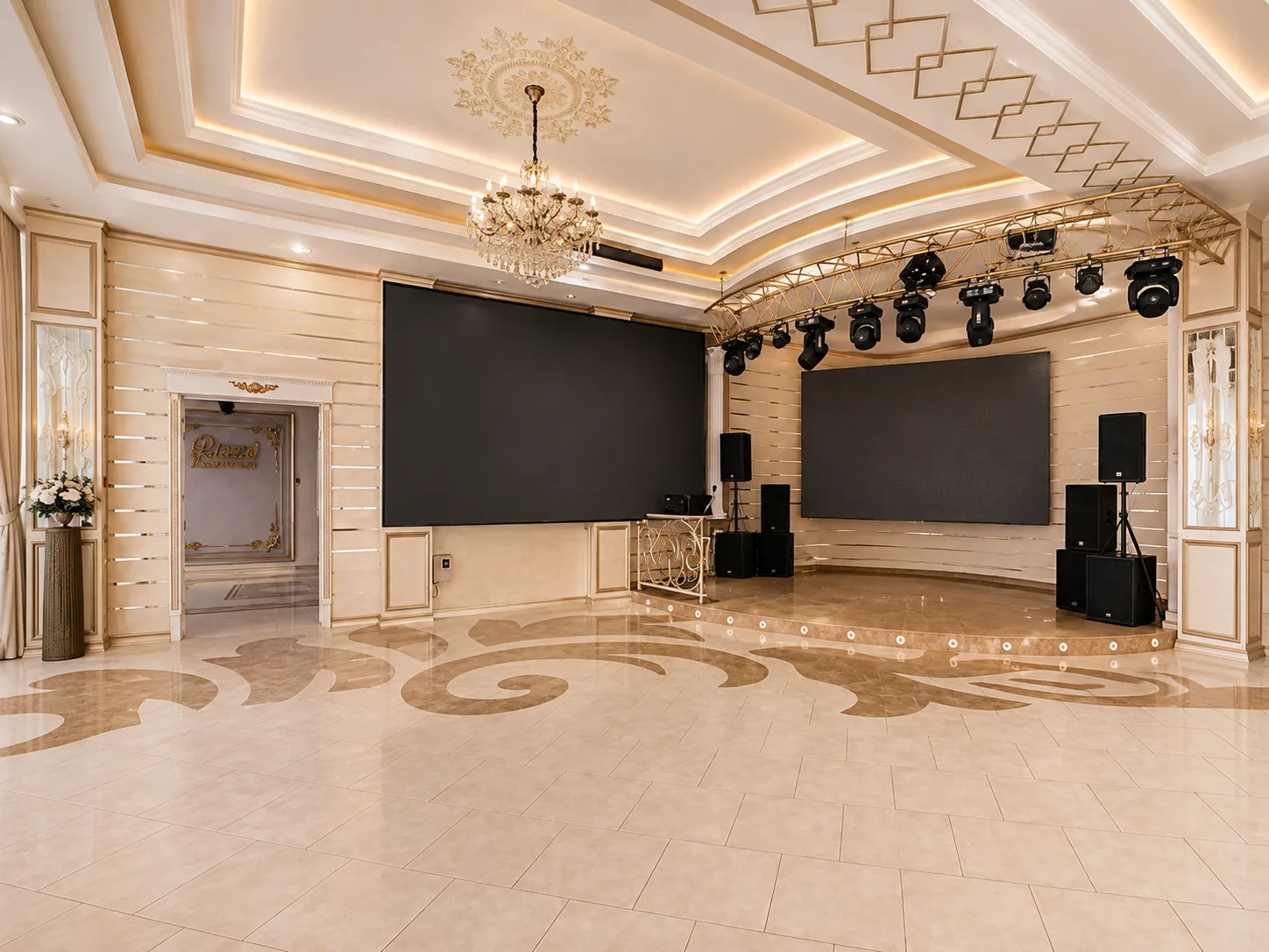 Сцена площадки Palazzo в Костанае для форума Нейроцех 2.0